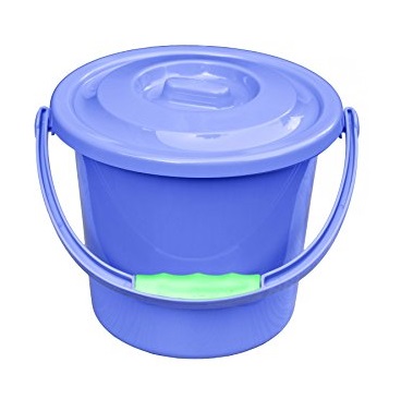 WC vedro s vekom 5L  - modré