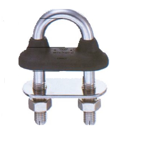 WICHARD Nerezový U  strmeň s gumenou manžetou