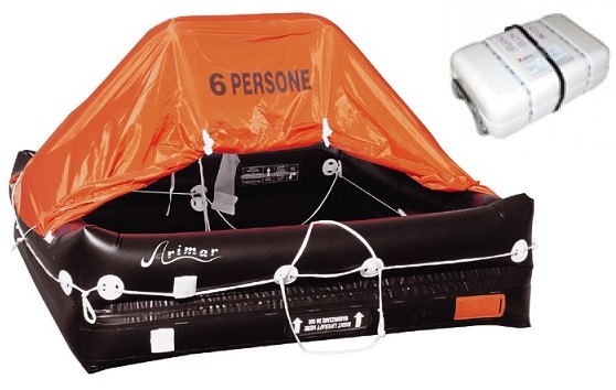 Záchranný ostrovček - 12 osôb (kontajner)