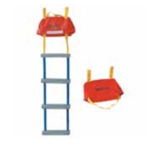 Záchranný rebrík v púzdre - 4 schodíky