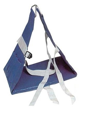 Záchranná sedačka s popruhom - modrá