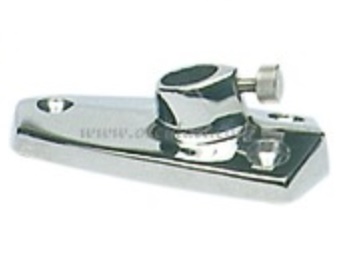 Pochrómovaná základňa pre držiak vlajky