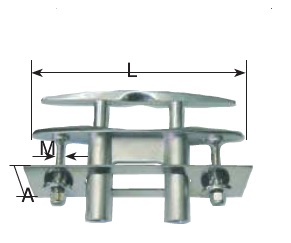 Zaťahovací úväzník nerezový