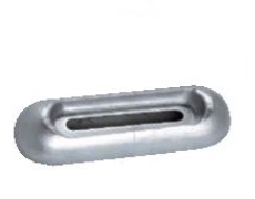 Zaoblená plochá anóda  - zinková