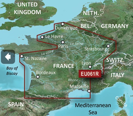 BlueChart G2 Vision - EU061R /France Inland Waters/ REGULAR