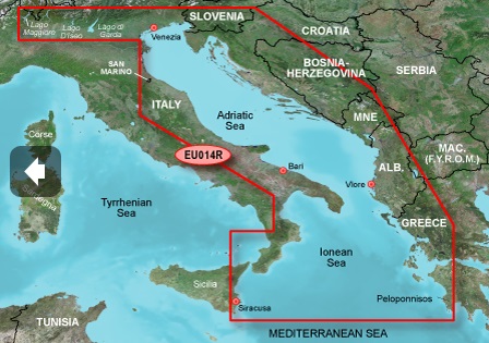 BlueChart G2 - HXEU014R / Jadran / REGULAR