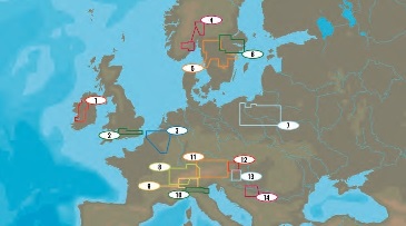 Mapa: 2, France Inland