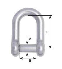 Šekel nerezový s imbusovou skrutkou