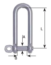 Šekel nerezový - dlhý