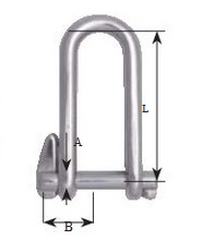 Šekel nerezový - dlhý kľúčový