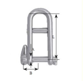 Šekel nerezový s mostíkom kľúčový