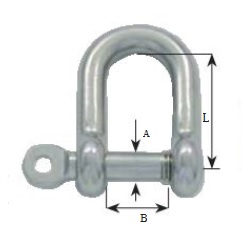 Šekel nerezový so zaisťovacou skrutkou