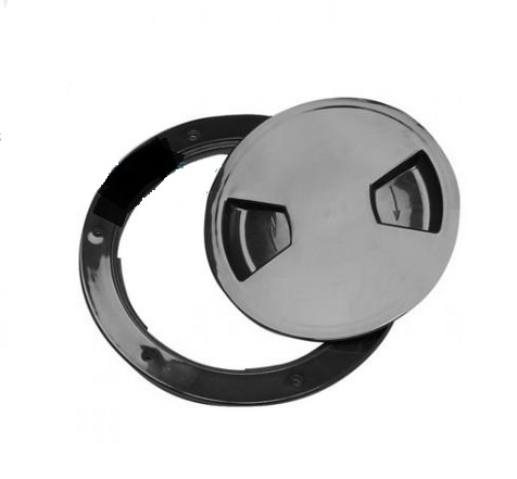 Čierny kryt na inšpek. otvor  Ø 114 mm