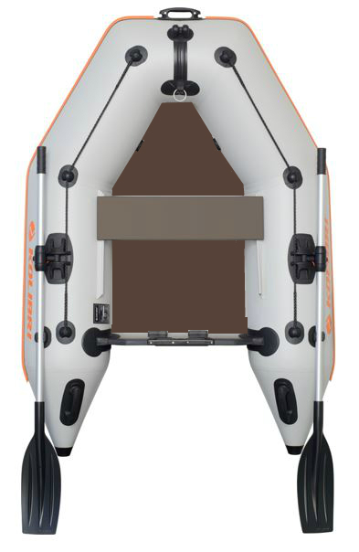 KOLIBRI KM-200P nafukovací čln s pevnou skladacou podlahou sivý