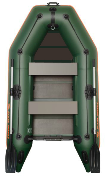 KOLIBRI KM-260 nafukovací čln s lamelovou podlahou - zelený