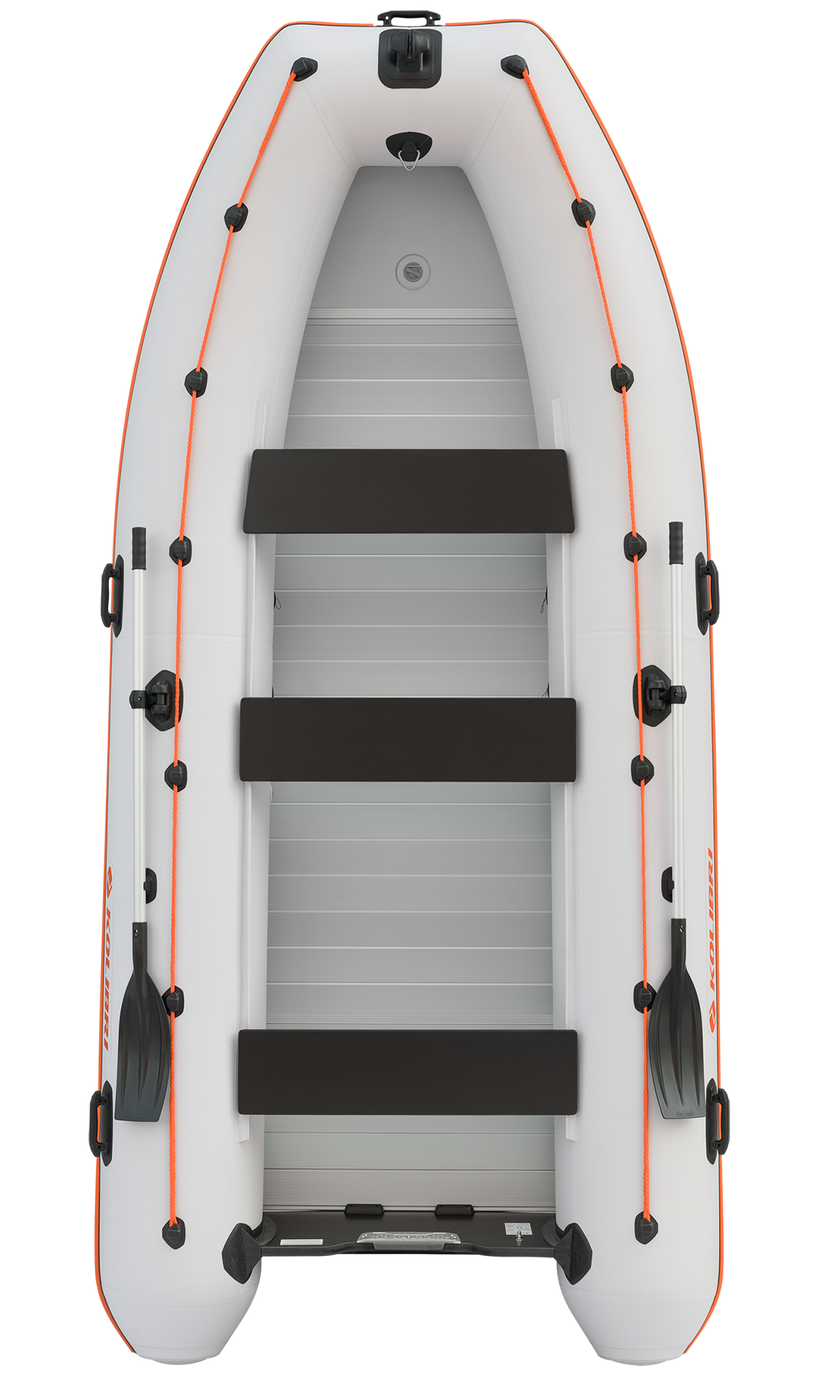 KOLIBRI KM-450 DSL, vystužená hliníková podlaha - sivý