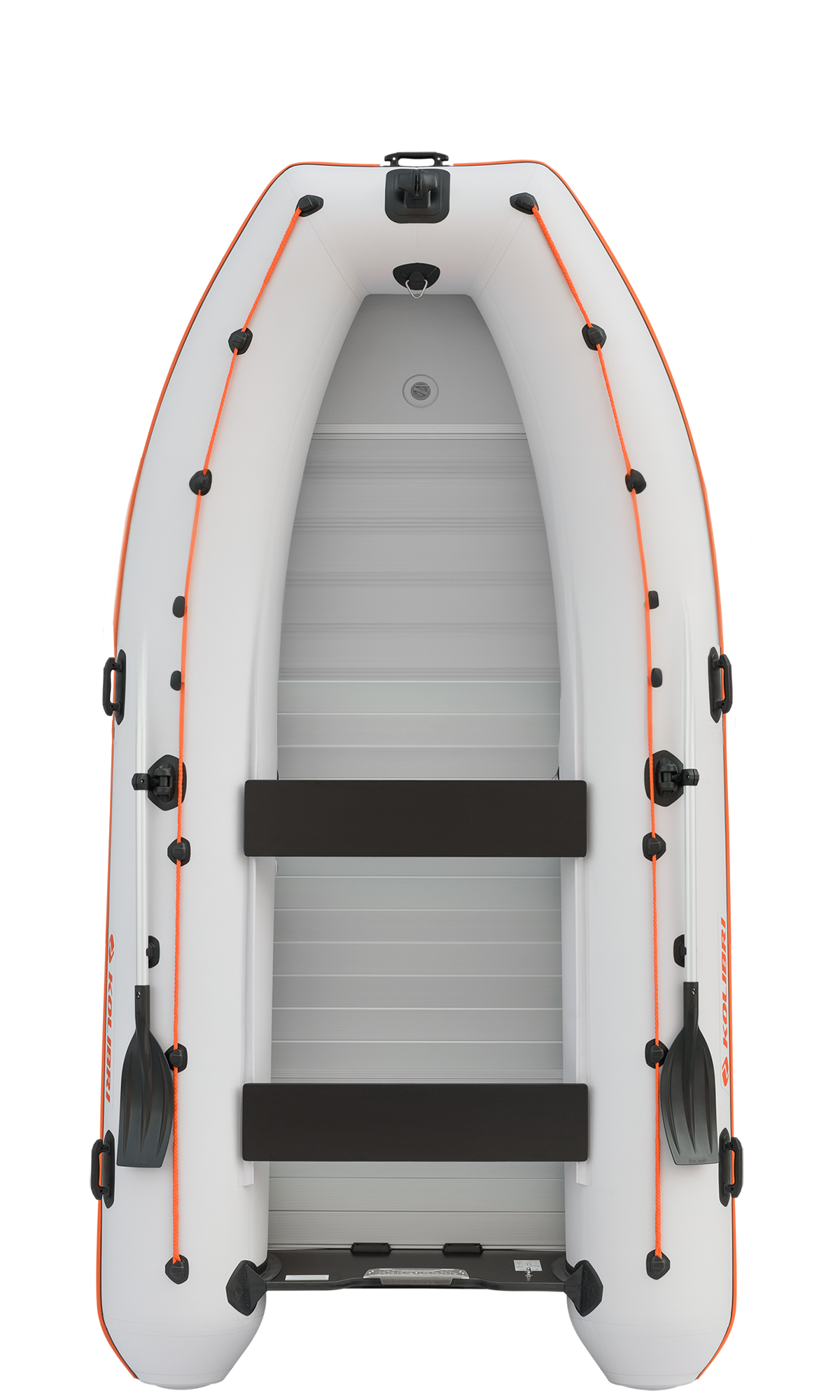 KOLIBRI KM-330 DSL, vystužená hliníková podlaha - sivý