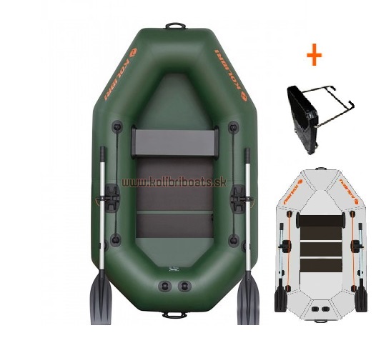 KOLIBRI K-220 T nafukovací čln s lamelovou podlahou + držiak motora