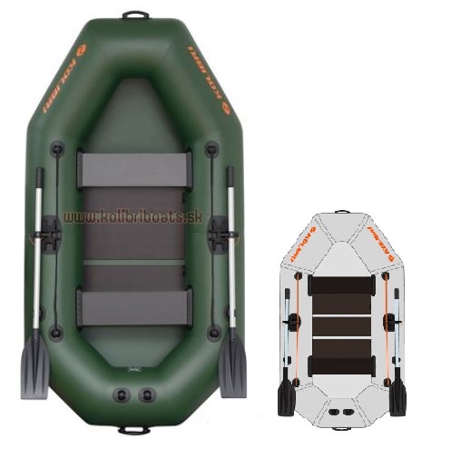 KOLIBRI K-240 nafukovací čln s lamelovou podlahou