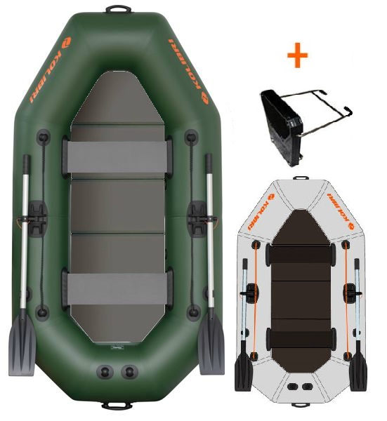 KOLIBRI K-240 TP nafukovací čln s pevnou podlahou + držiak motora
