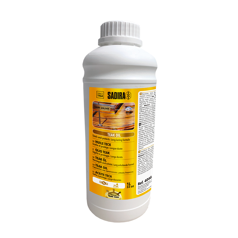SADIRA TEAK OIL na obnovenie dreva,  1 L