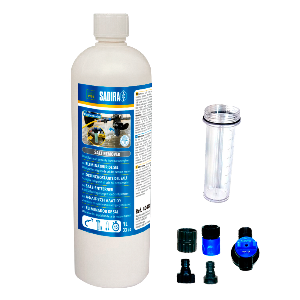 SADIRA - Odstraňovač soli 1 liter + miešacia jednotka