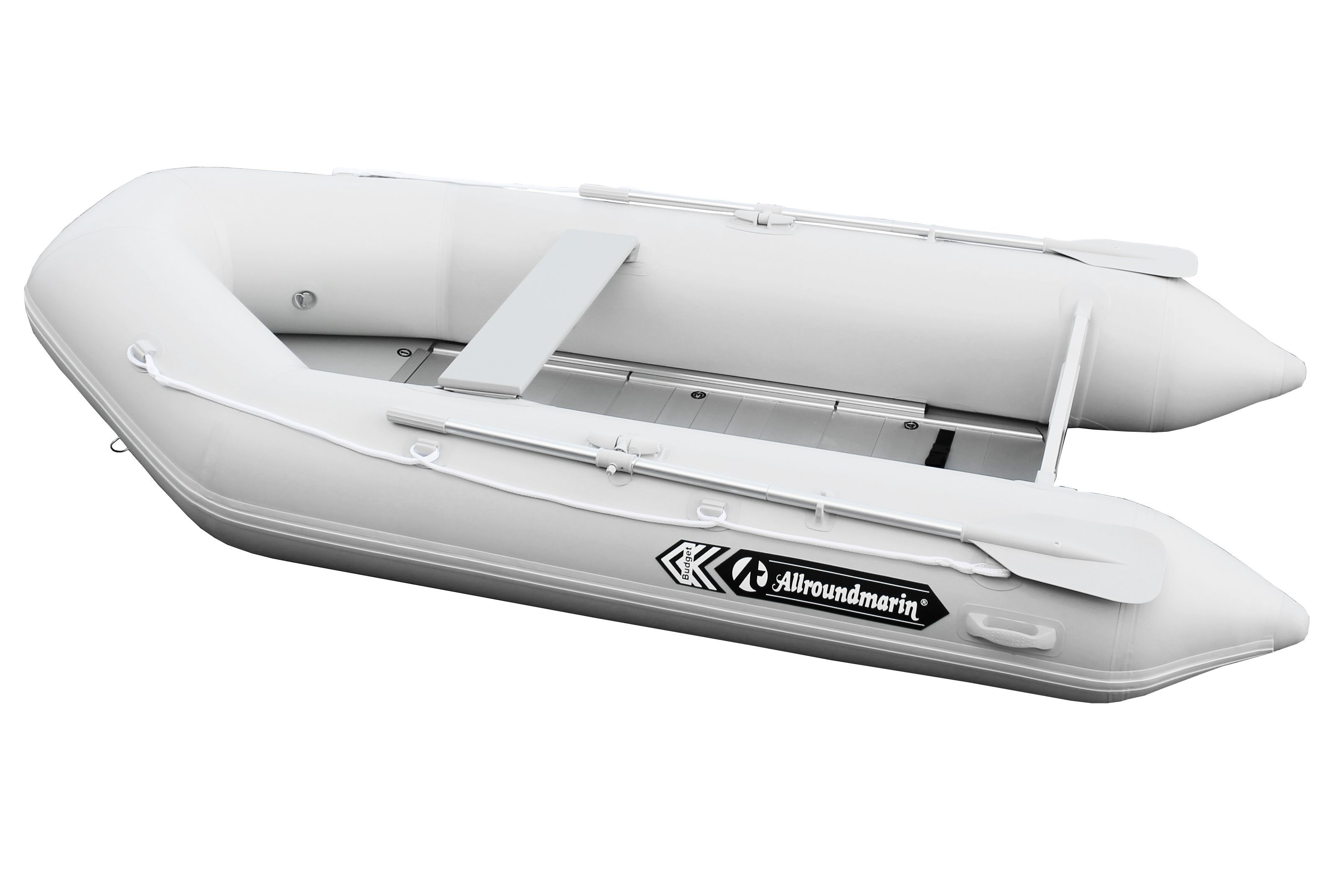 ALLROUNDMARIN AS-320 BUDGET nafukovací čln s hliníkovou podlahou - sivý