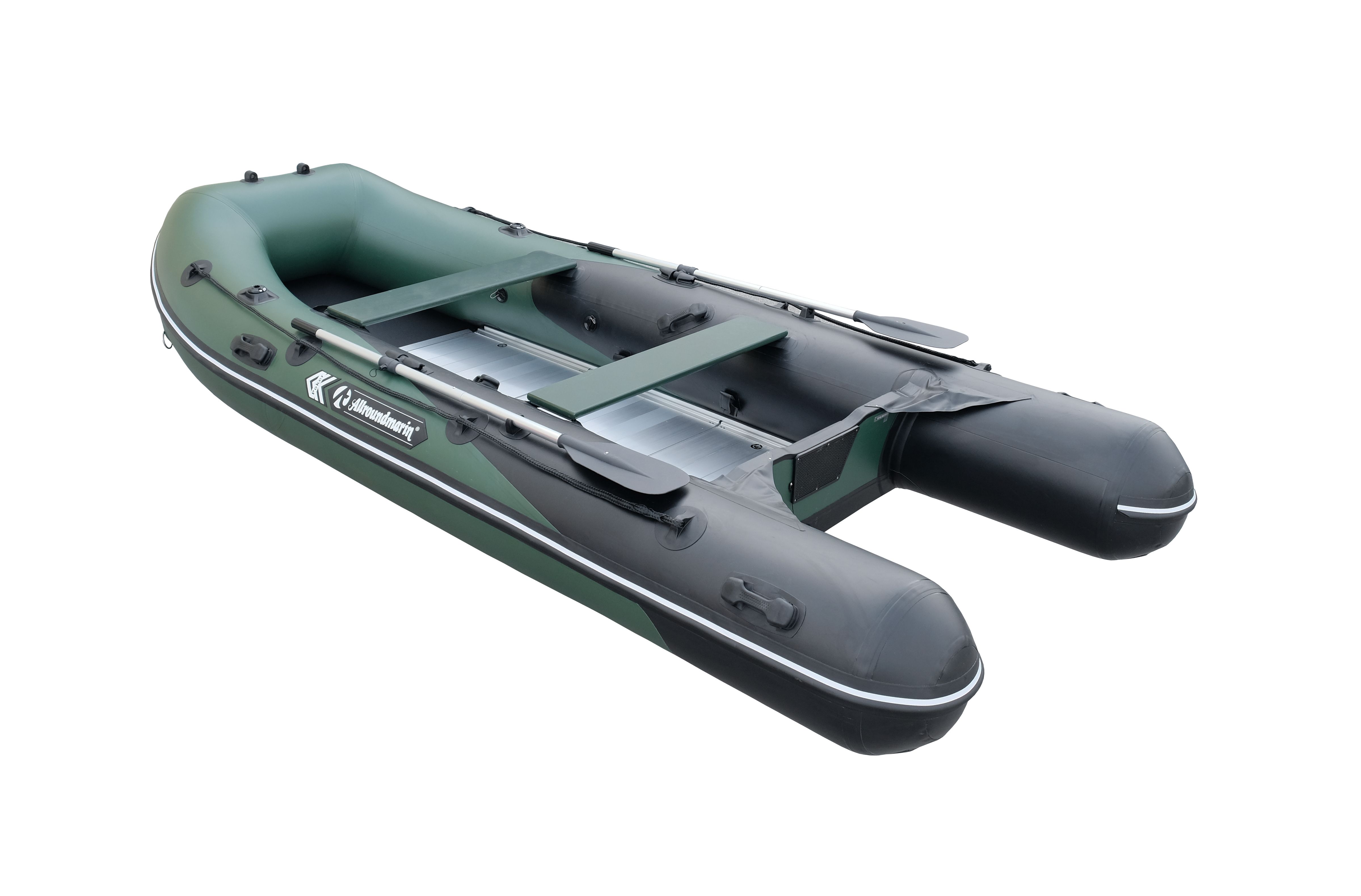 ALLROUNDMARIN POKER 380 nafukovací čln hliníkovou podlahou - zelený