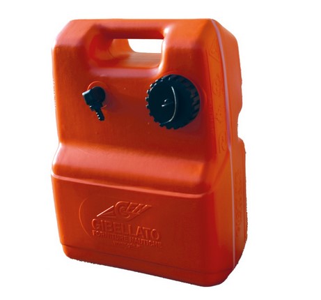 ELTEX Prenosná palivová nádrž vodorovná s ukazovateľom paliva - 30 L