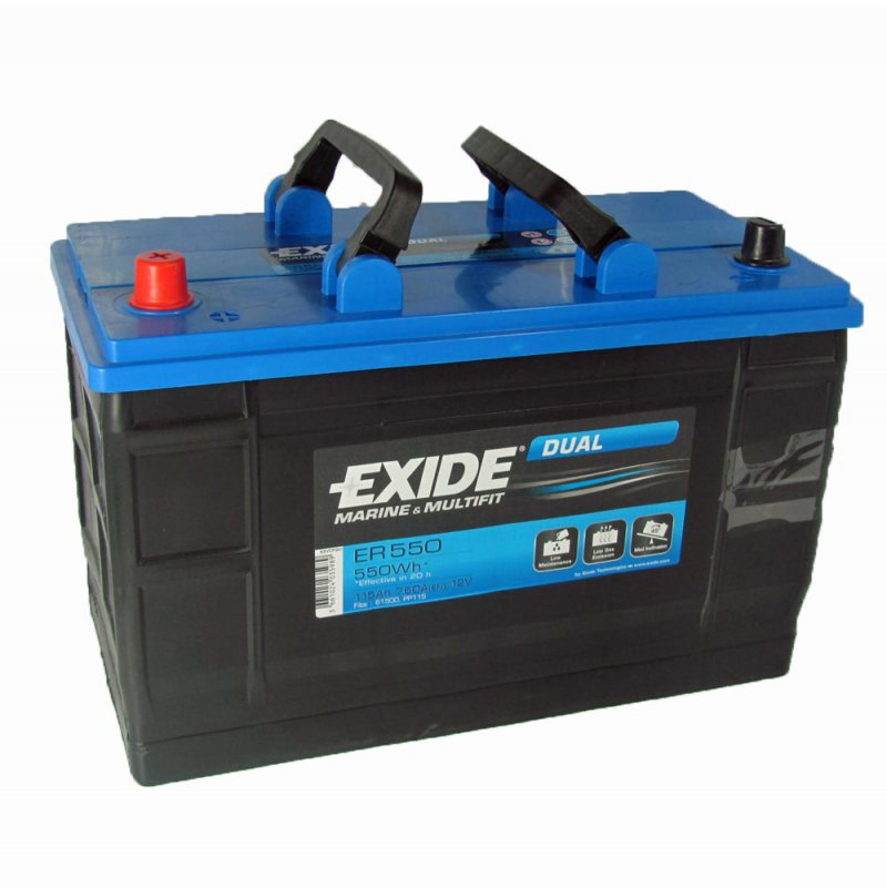 EXIDE DUAL Marine & Multifit 115Ah - trakčná batéria