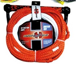 Lano pre vodné lyže 23m, rukoväť 38cm