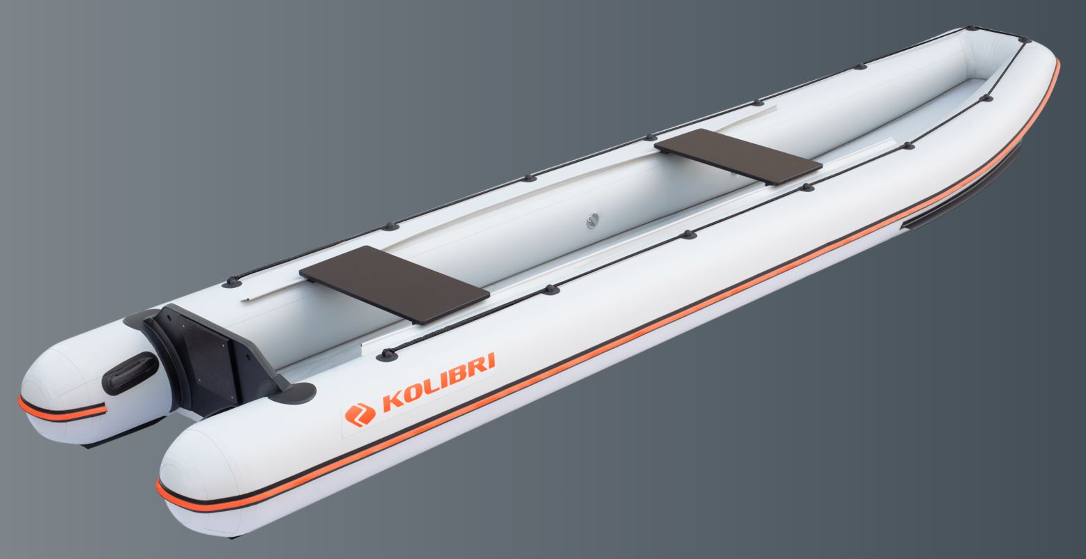 Kanoe Kolibri KM-460 CA šedý, Air-deck podlaha