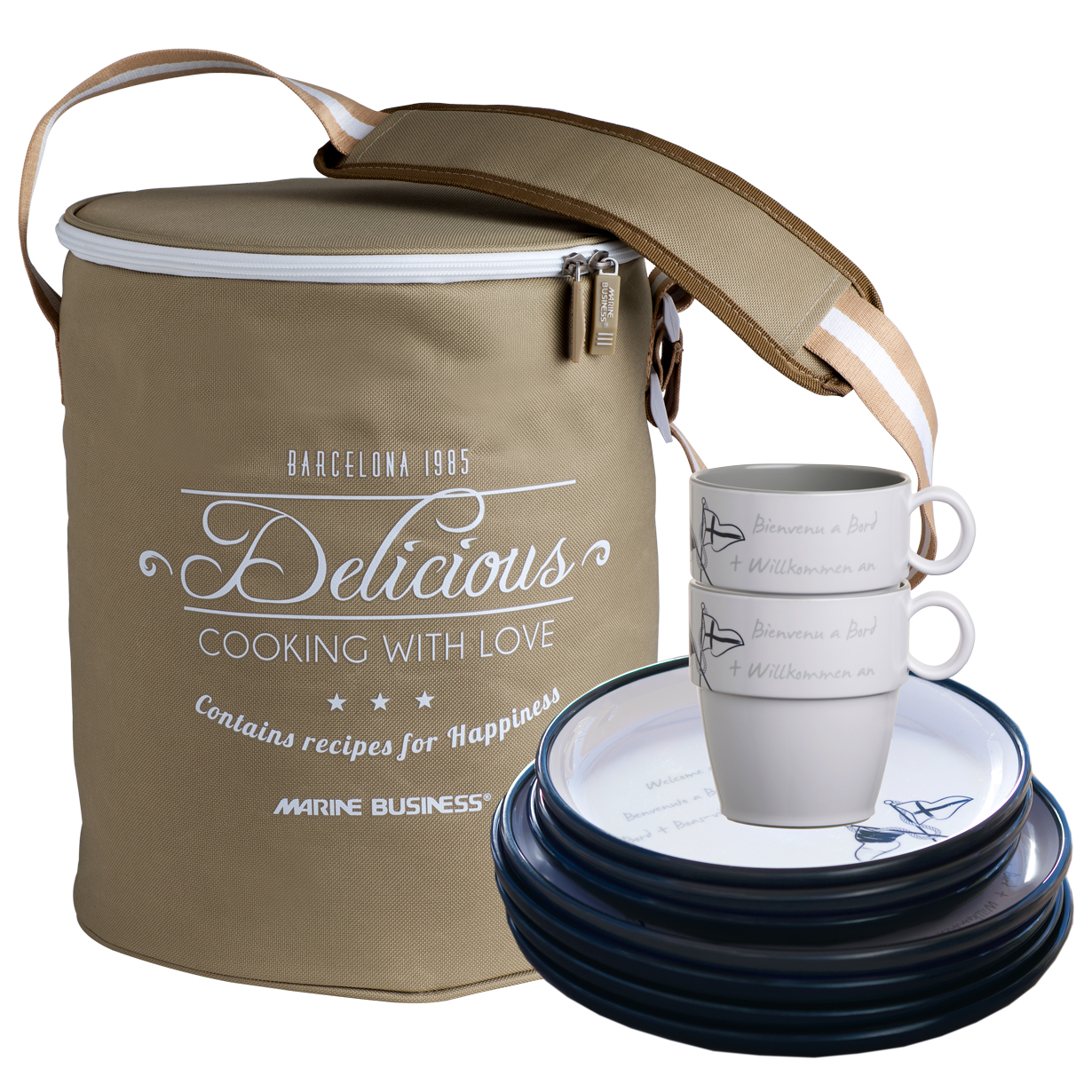 Súprava riadu WELCOME ON BOARD - 24 ks